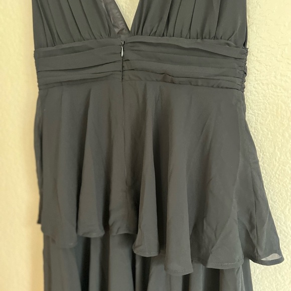 NWOT Amazing Evening Black Tiered Maxi Dress - Picture 7 of 8